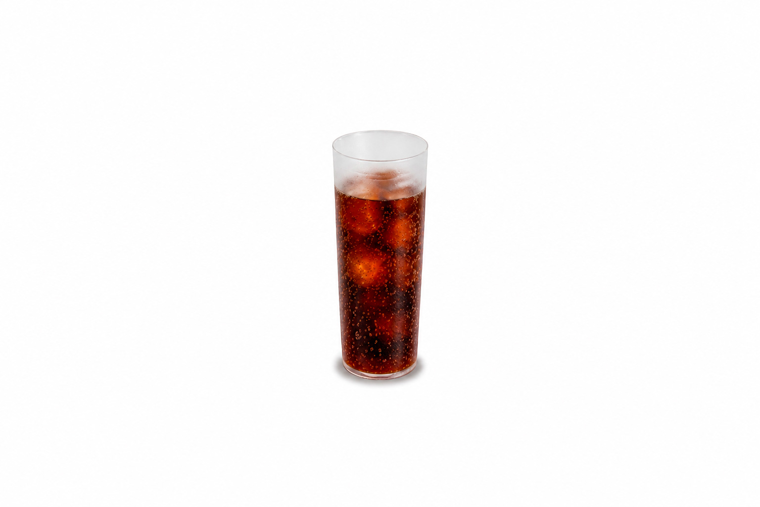 Vaso Tubo PP 300cc Transparente, 500uds